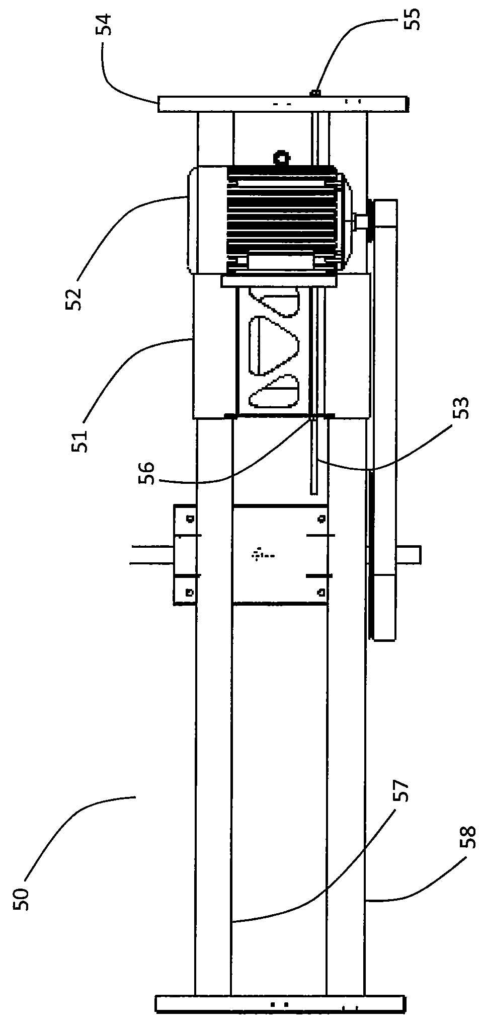 Cooling tower mechanical support