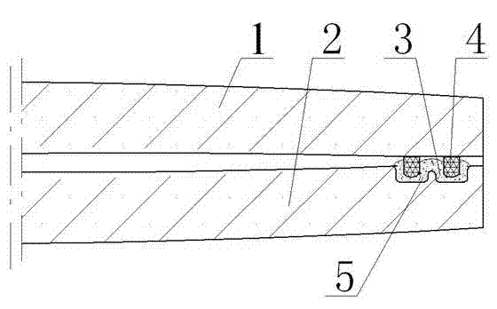 Metal solder-microwave welded and groove-edge-sealed convex vacuum glass and manufacturing method thereof