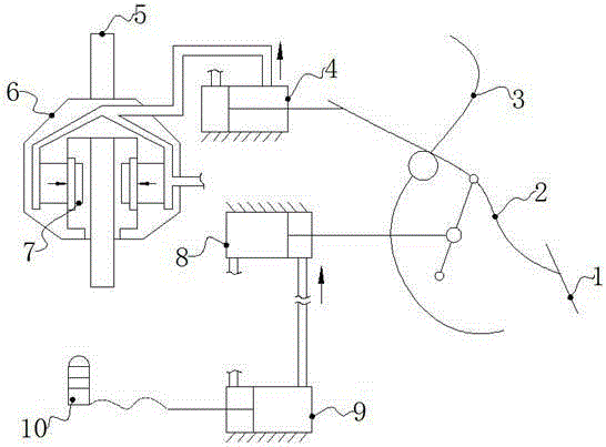 Brake apparatus preventing mistakenly stepping on the accelerator and automobile