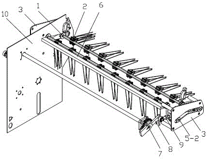 Seedling picking mechanism of vegetable transplanting machine