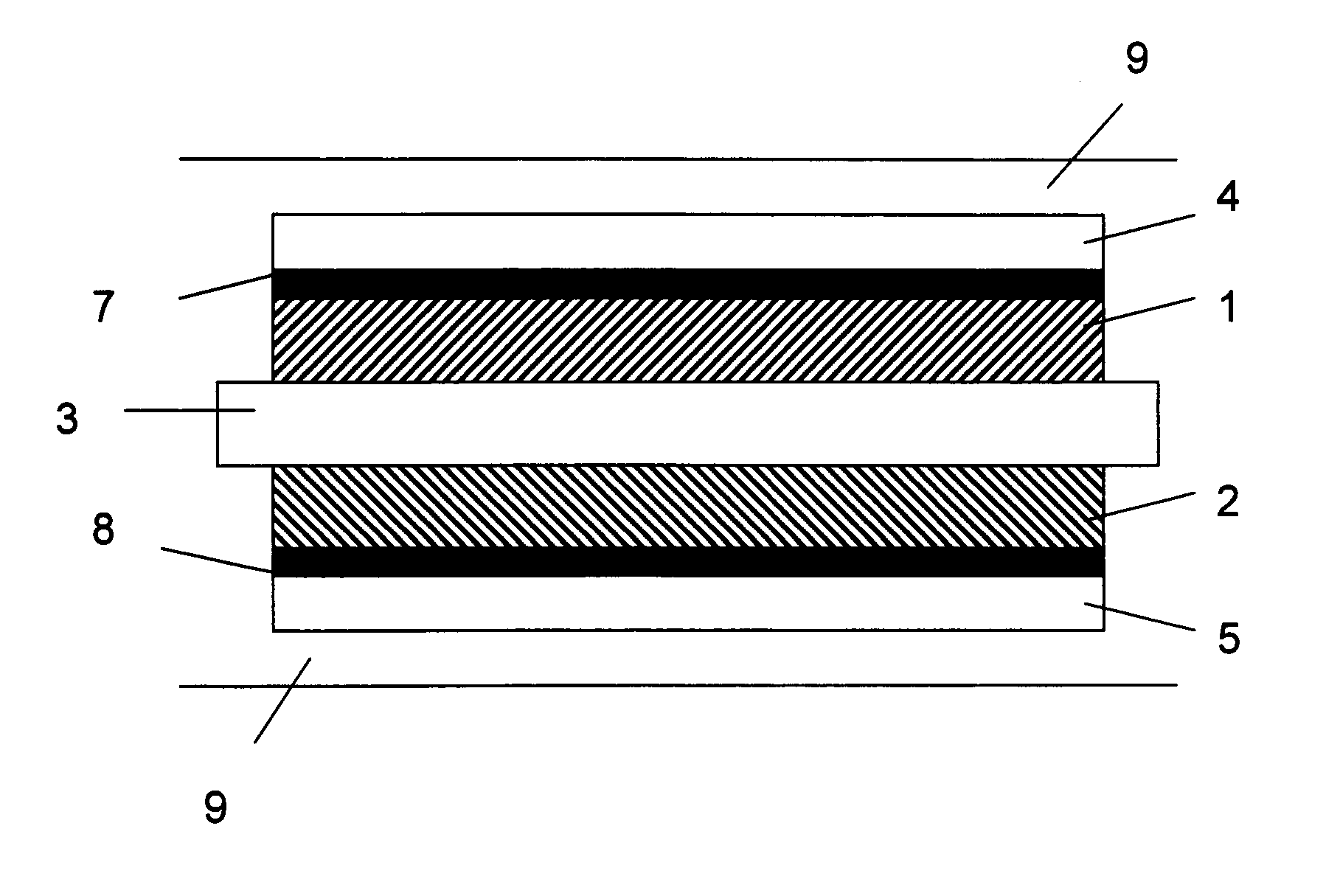 Thin battery and a method of manufacturing a thin battery