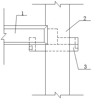 Reinforcement treatment structure for joint of baotou beam and hypostyle column of historic building