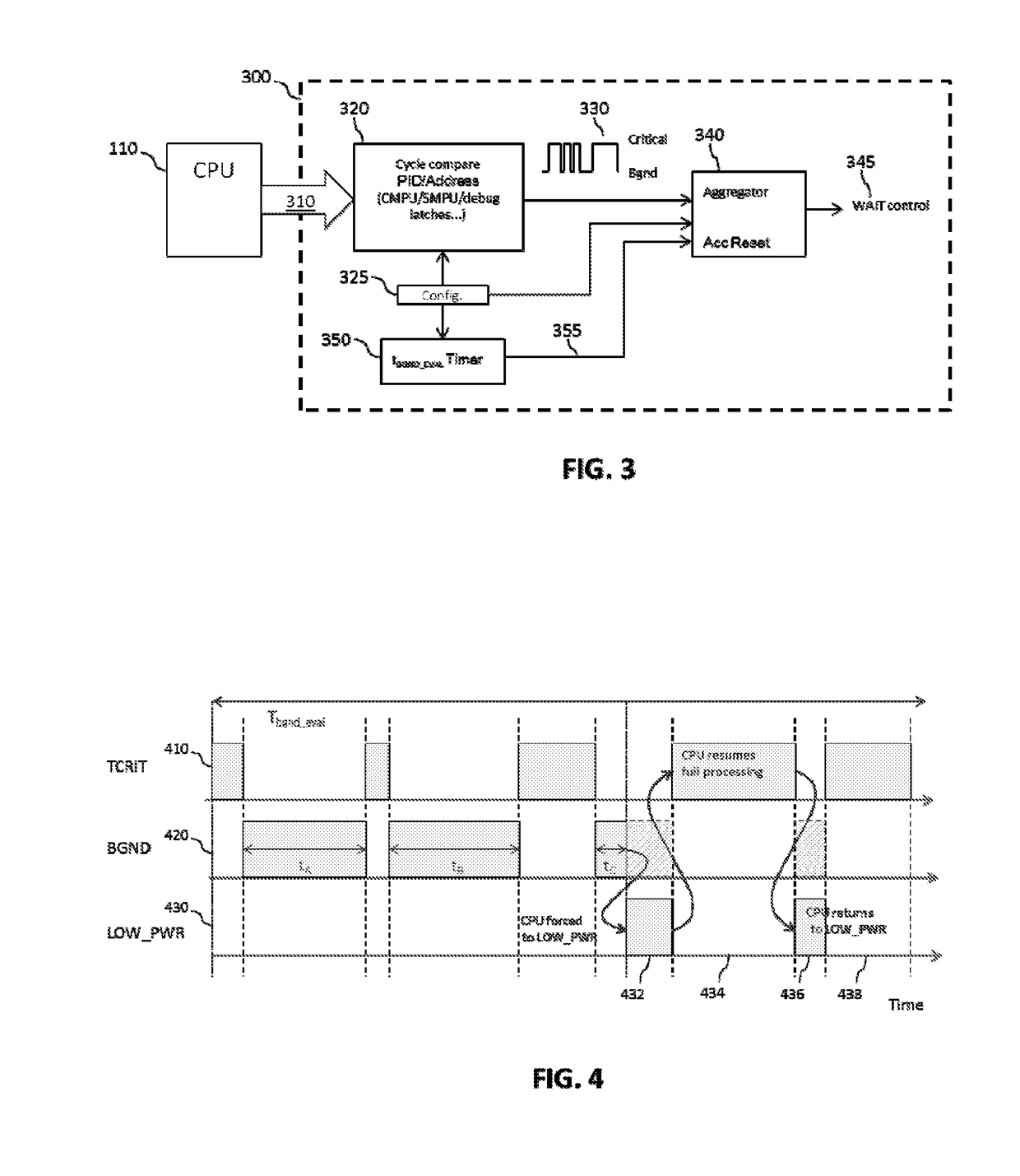 Method and apparatus for controlling an operating mode of a processing module