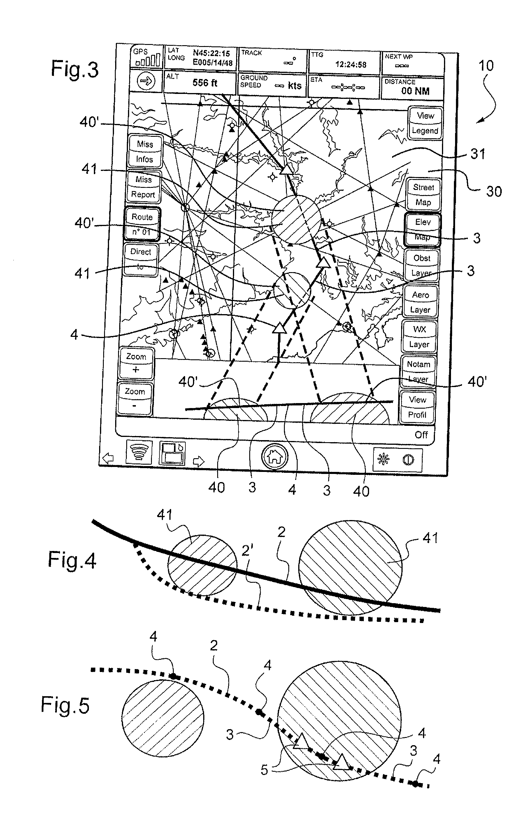 Device and a method for constructing a flight path in order to reach a destination