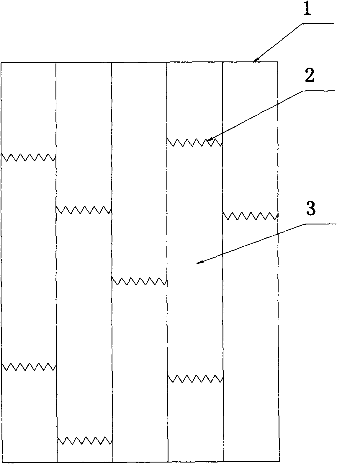 Alpine ash wedge joint board and making method thereof