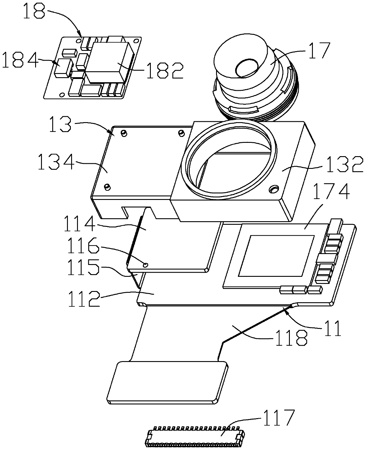 A TOF camera module and an electronic product