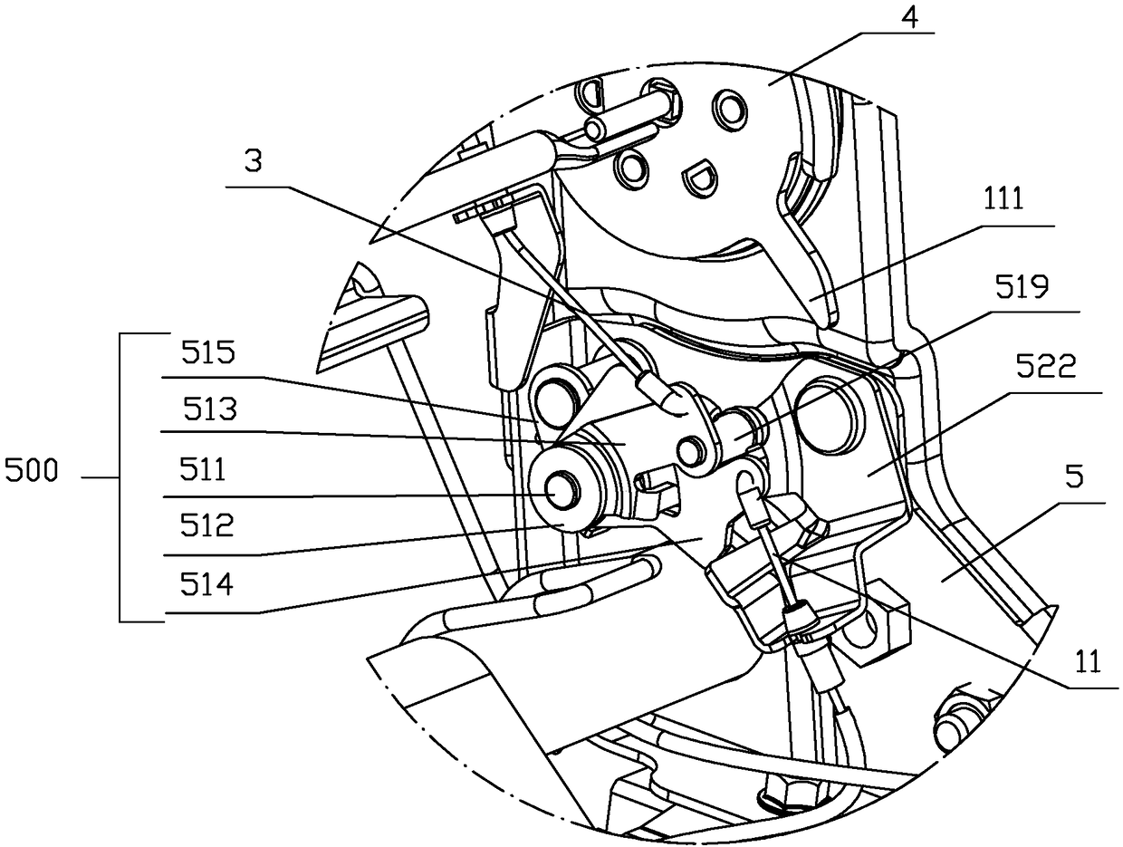 Automobile seat unlocking device