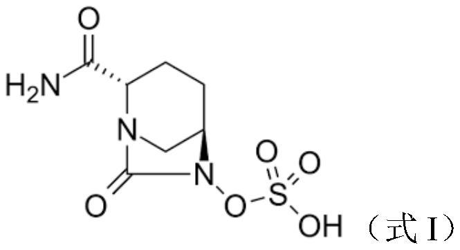 Antibacterial composition containing avibactam and meropenem and application thereof