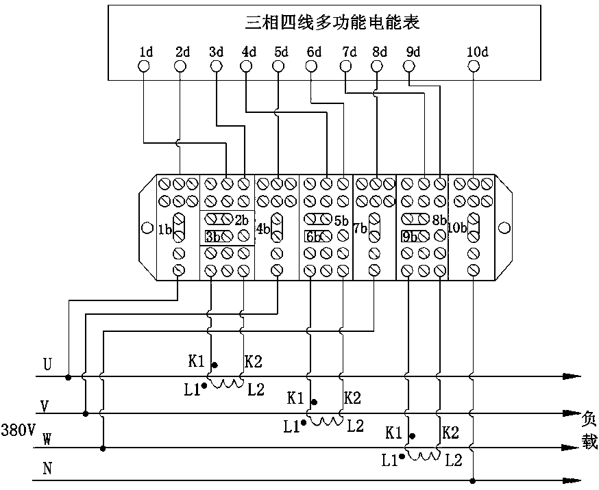 Time-of-use pricing electric energy measurement analyzer and application method thereof