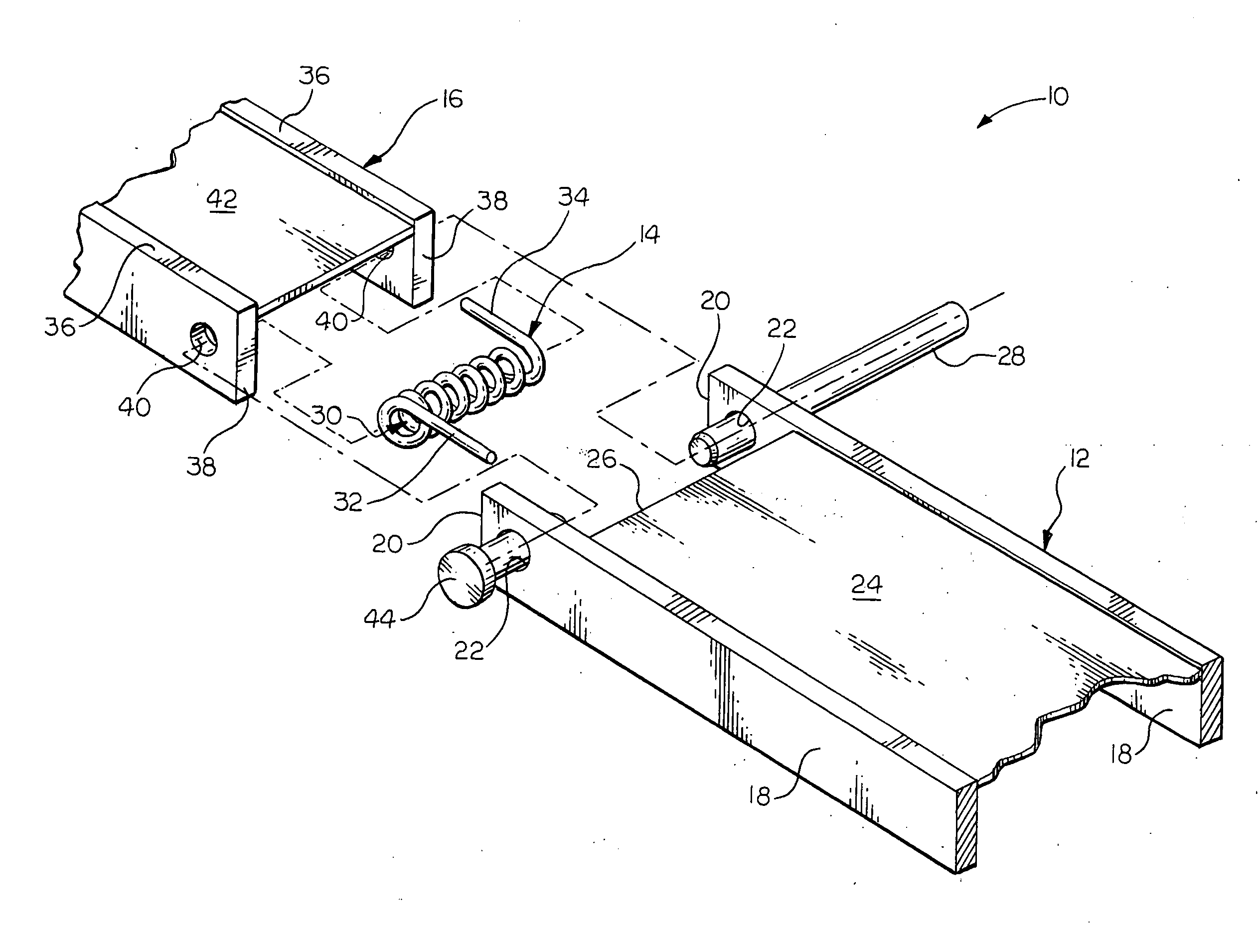 Tow bar with torsion spring lift assist and method