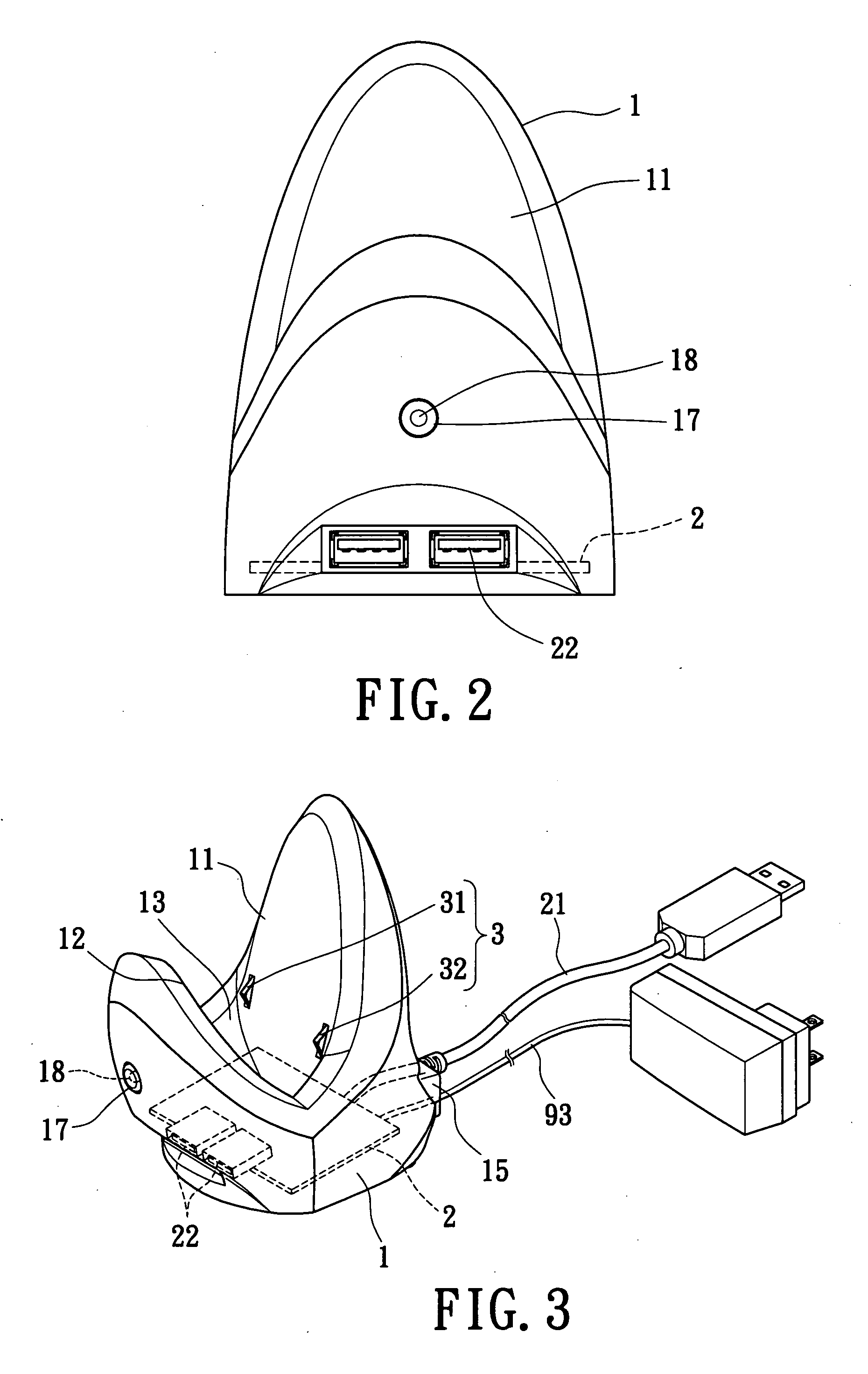 Wireless mouse charger