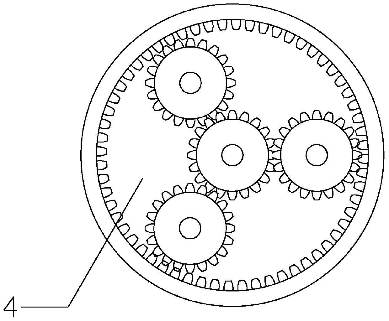 Protective film corona treatment device capable of automatically adjusting corona distance