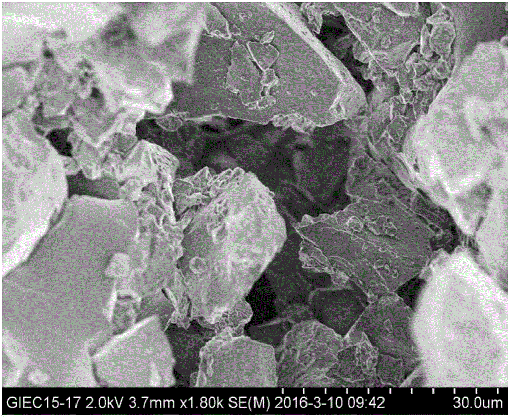 Epoxy resin seepy material and preparation method thereof and application