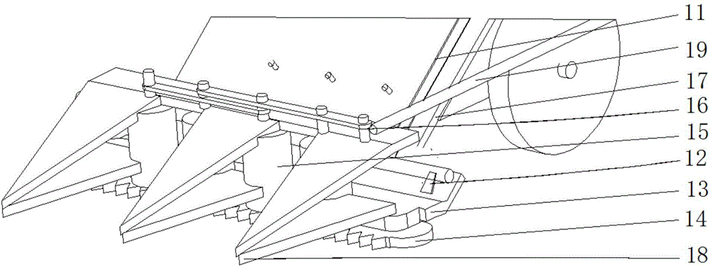 Pasture harvesting and pulping all-in-one machine for saline and alkaline land