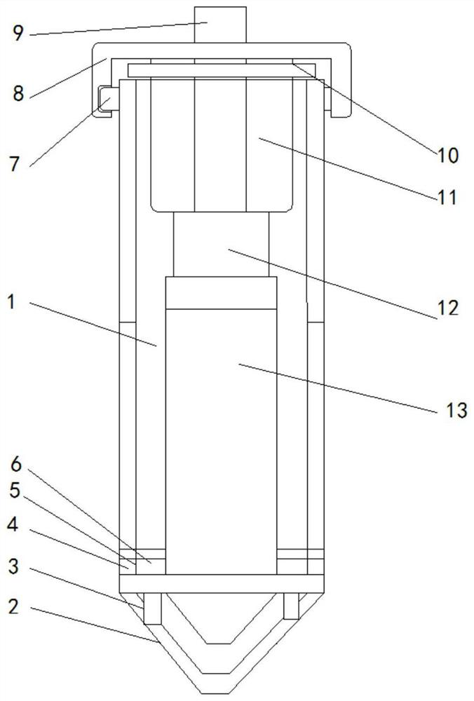 Convenient combined drill bit for geological prospecting