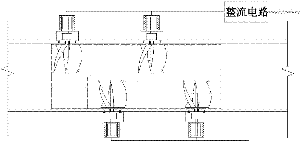 Pipeline power generation micro hydraulic turbine set