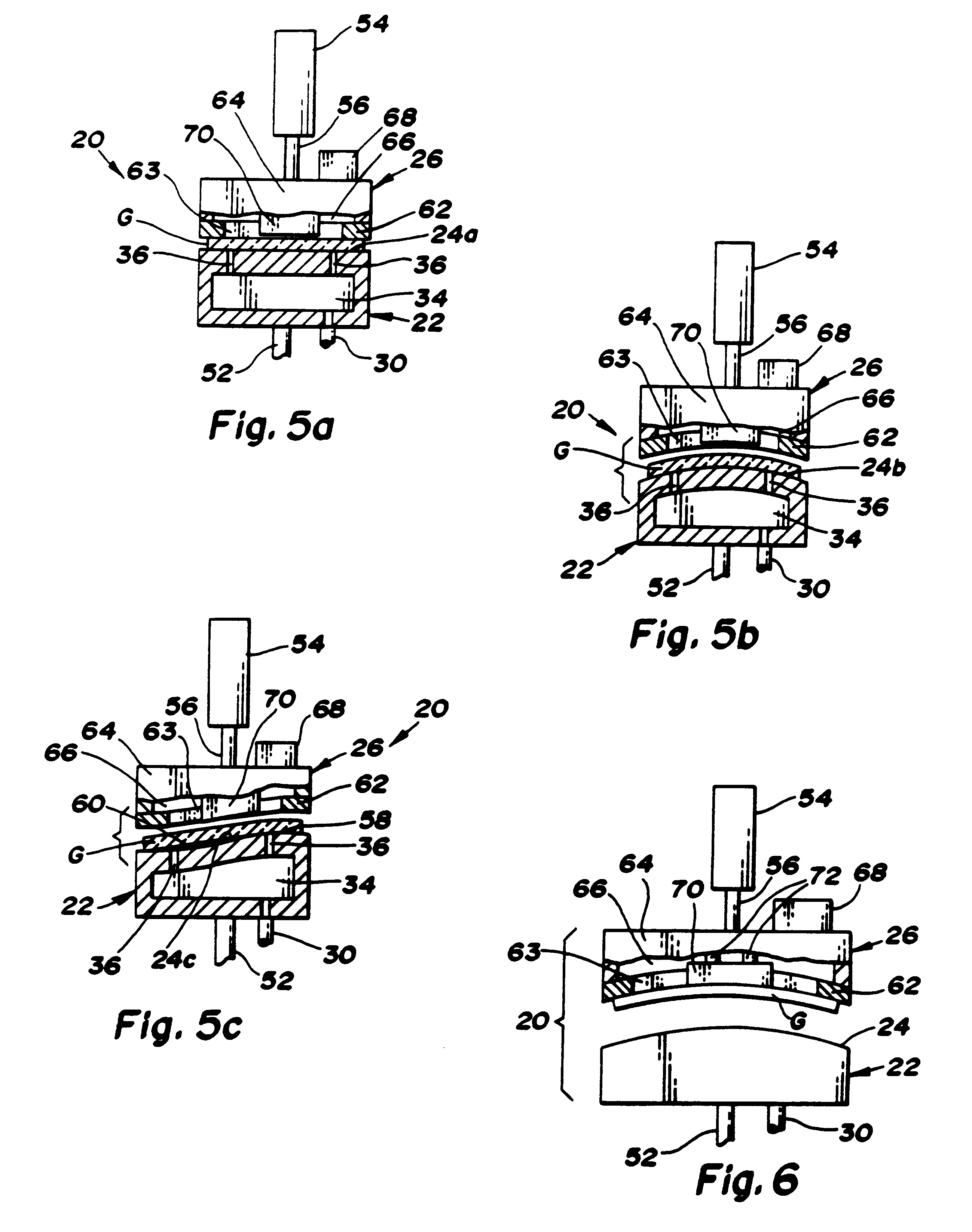 Apparatus for vacuum impulse forming of heated glass sheets