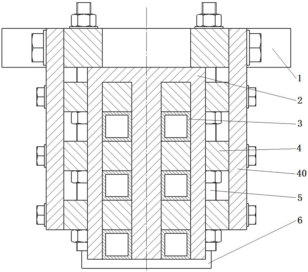 Different-temperature rolling method for preparing stainless steel and carbon steel composite board