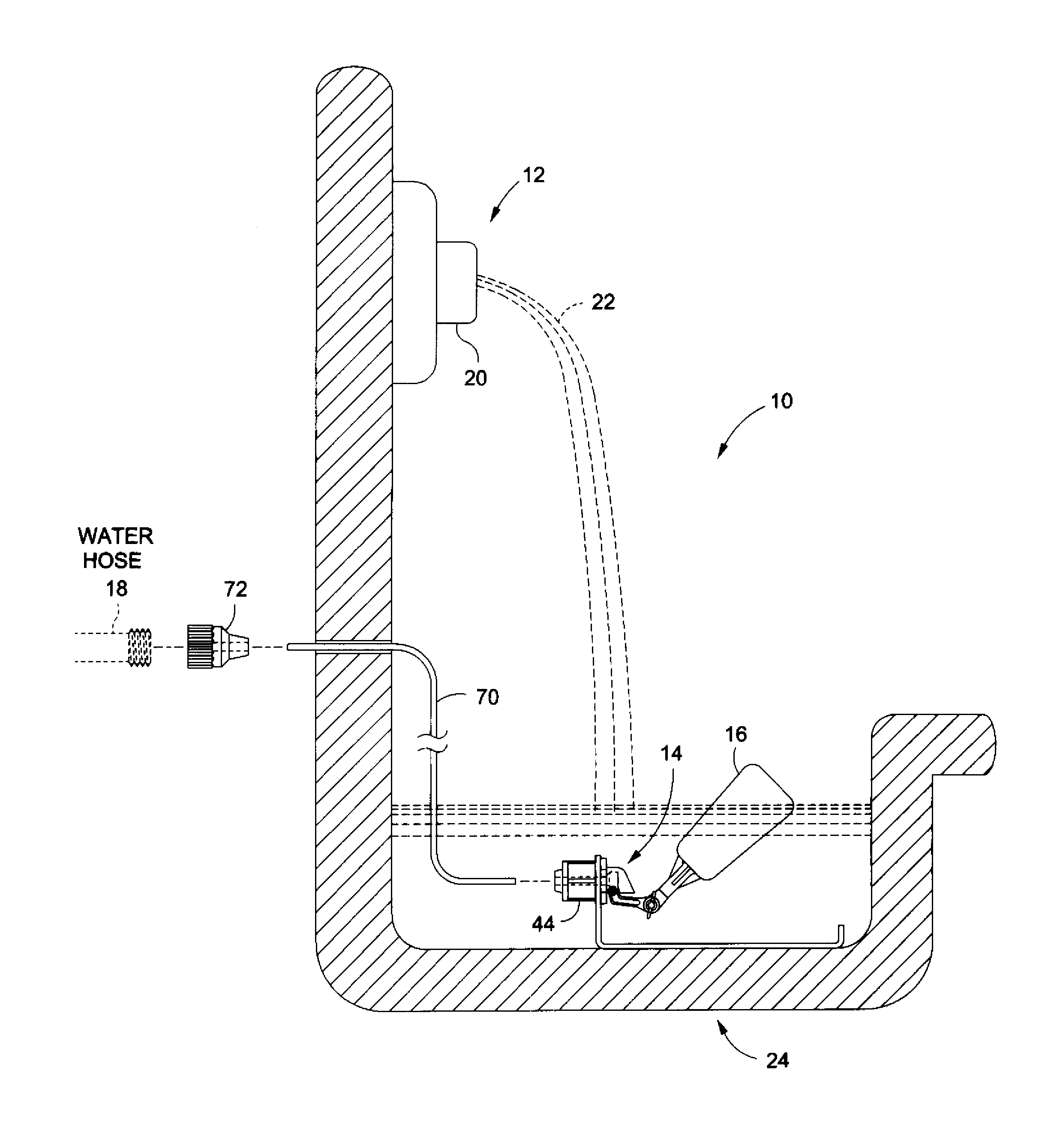 Fountain autofill valve kit