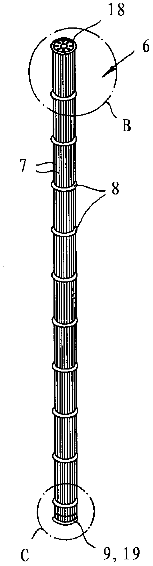 Fuel rod storage device