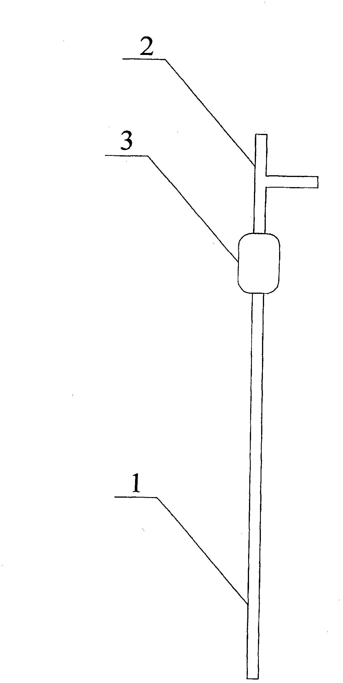 Alarming type insulating bar