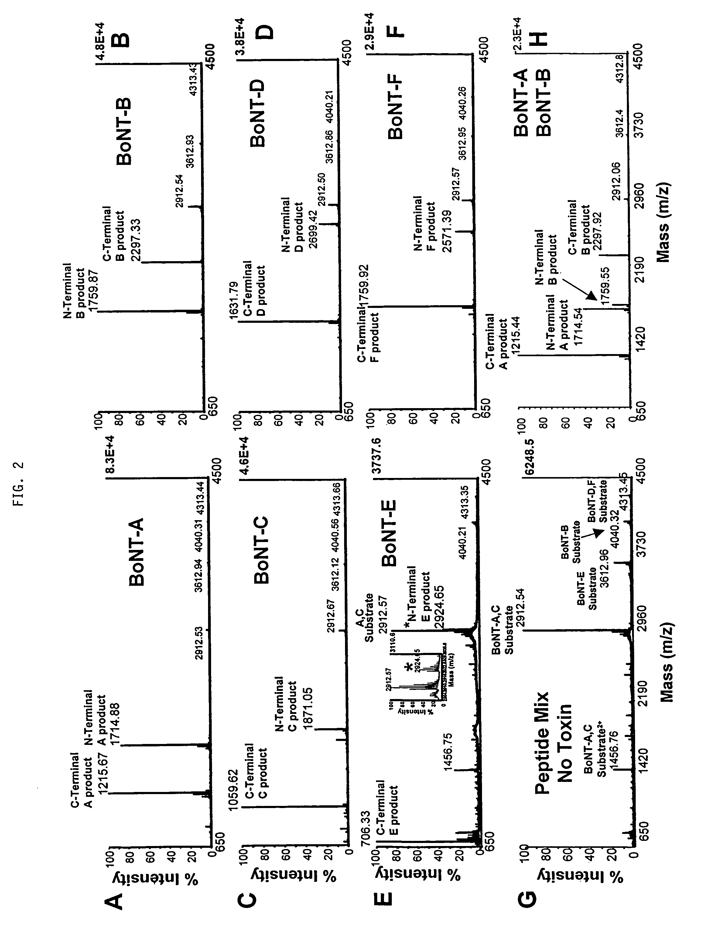 Mass spectrometry-based methods for detection and differentiation of botulinum neurotoxins