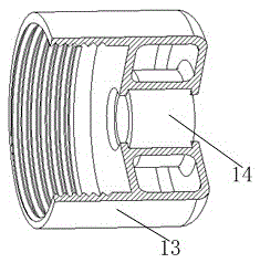 Blockage preventing device for shotcrete pumping pipe