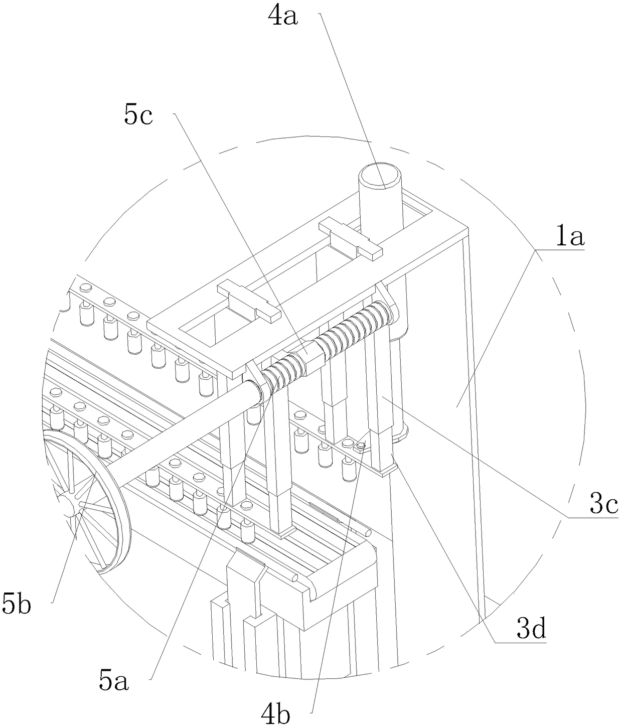 Packaging equipment applicable to semiconductor elements of different types and specifications