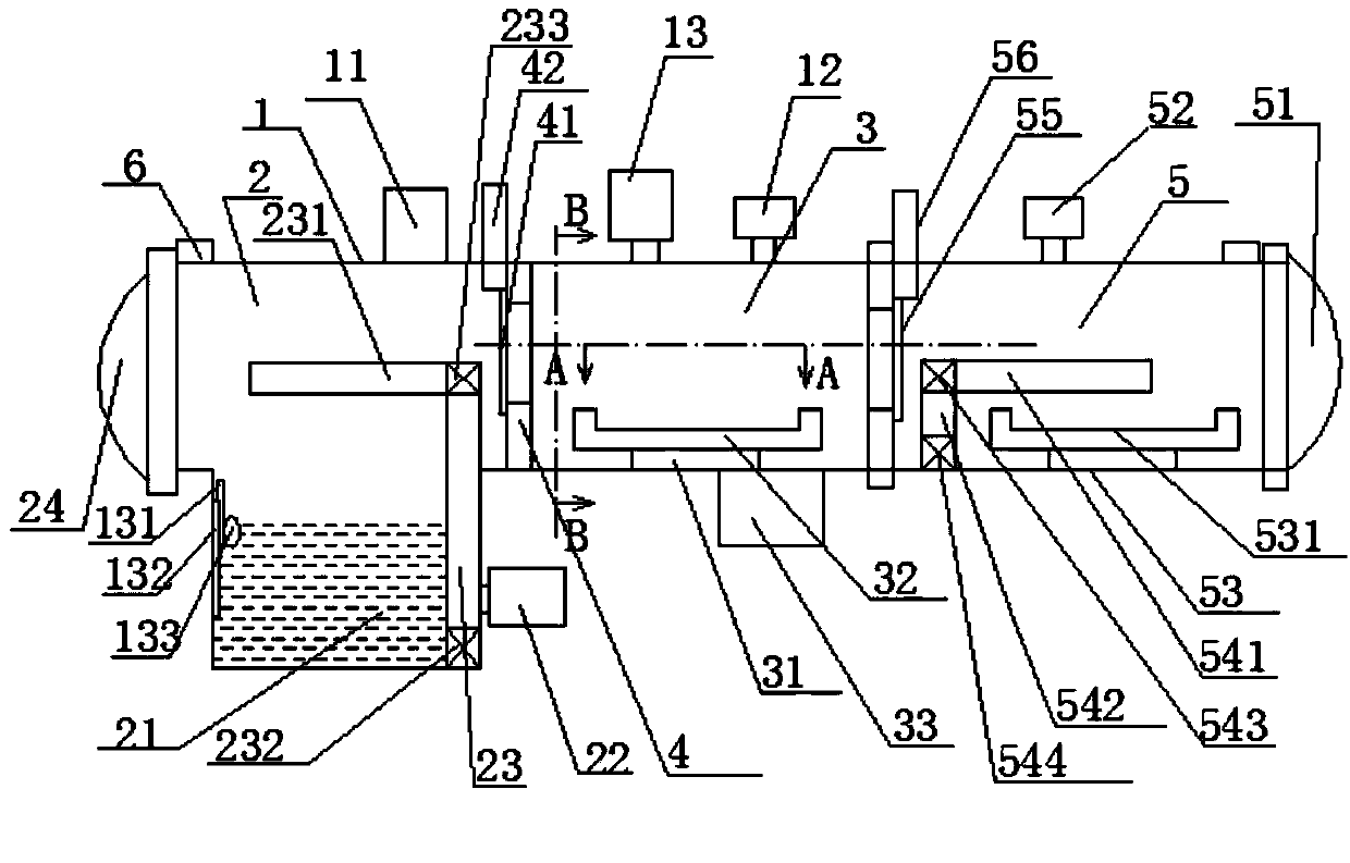 Automatic opening and closing three-chamber vacuum furnace capable of monitoring operation