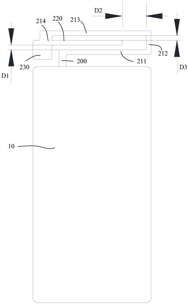 Multi-frequency built-in antenna and wireless terminal