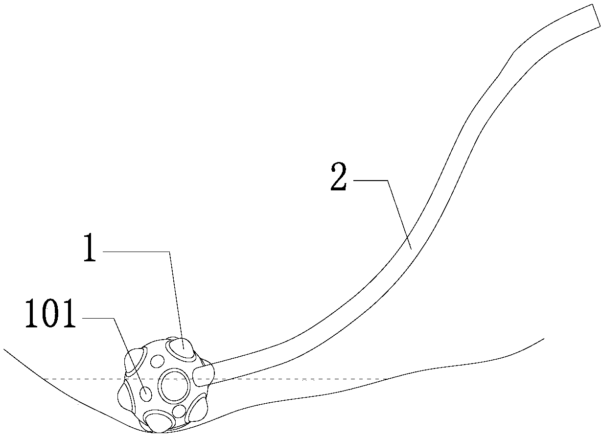 Anti-blocking atrial drainage tube