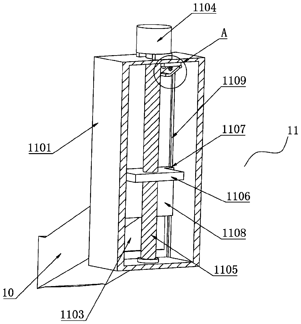 Environment-friendly rapid preparation device for harmless asphalt and asphalt preparation method