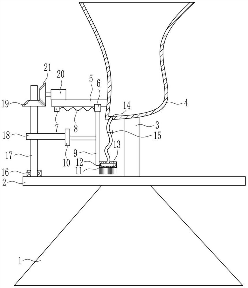 A leather surface maintenance oil application equipment for leather bag production