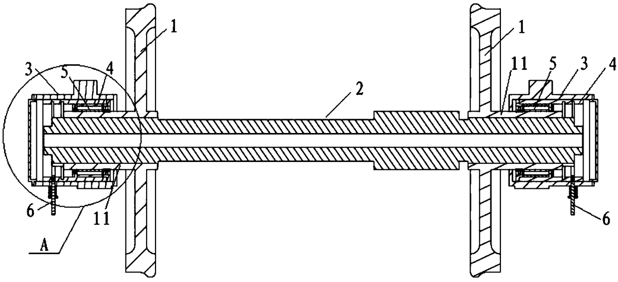 Wheel set for variable gauge bogie for railway vehicles and bogie