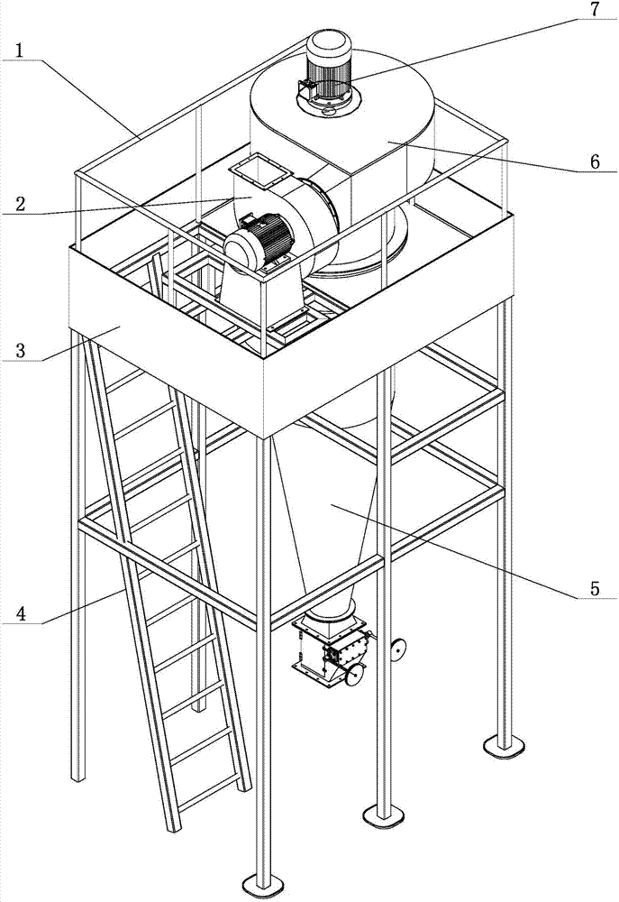 Water-mist type centrifugal dust remover