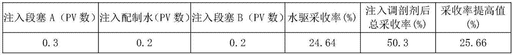 Hypotonic duct type oil deposit double-slug profile control agent and use method thereof