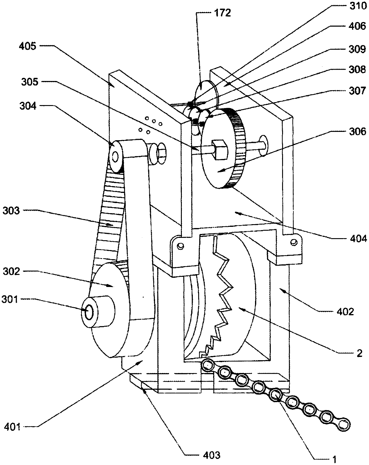 Slow descending device