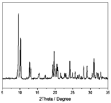 The synthetic method of small grain alpo4-34 aluminum phosphate molecular sieve