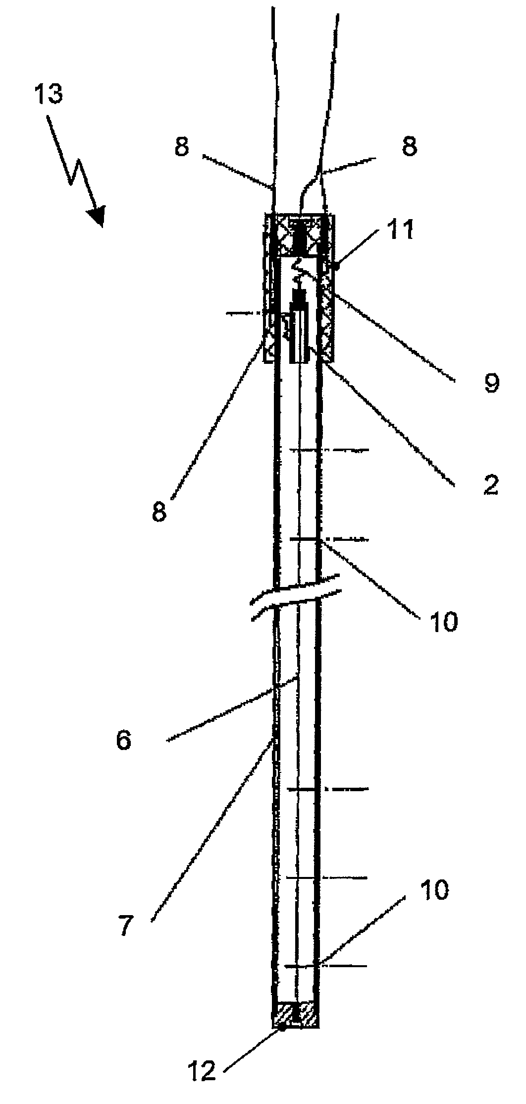 Superconductive level indicator for liquid hydrogen and liquid neon, and measuring method for liquid level measurement