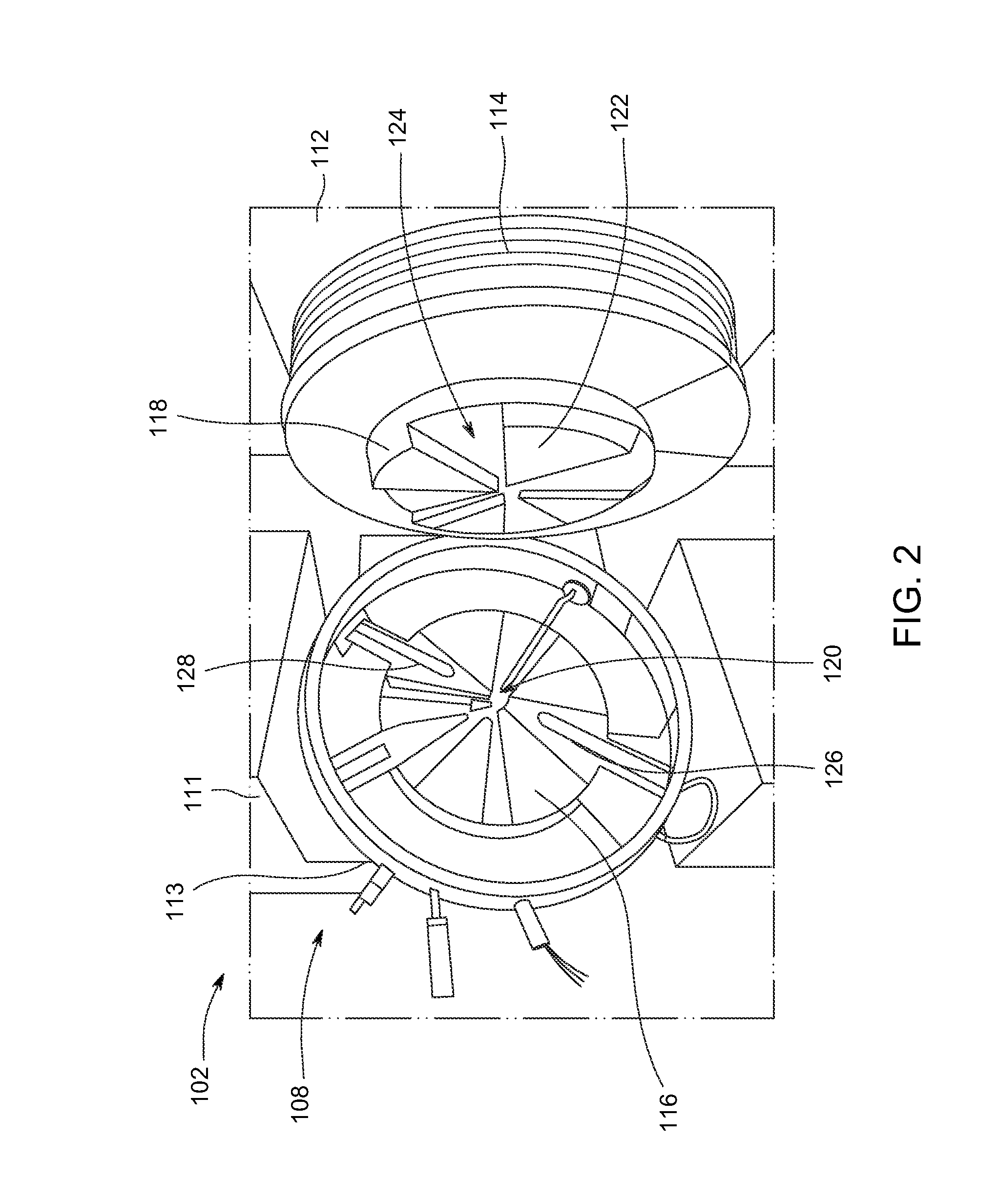 Radio-frequency power generator configured to reduce electromagnetic emissions