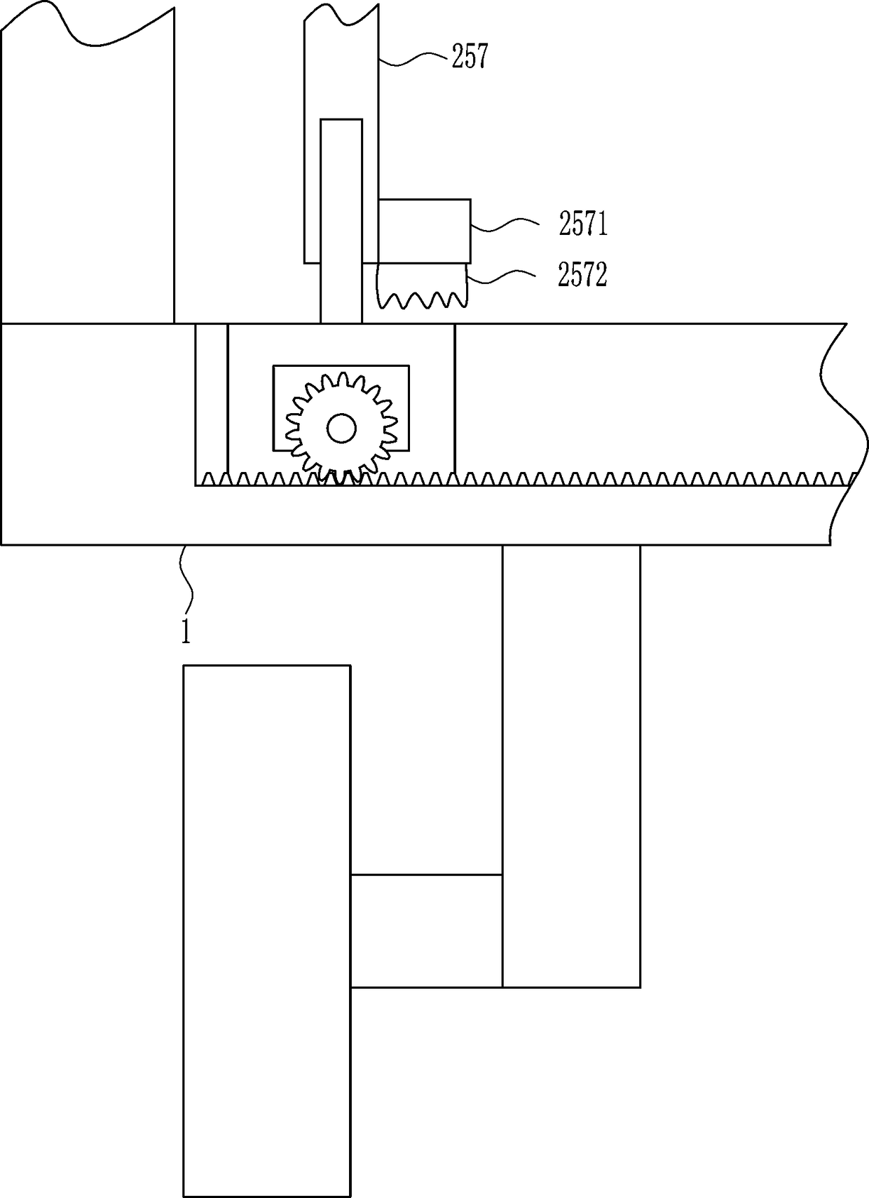 A mining electric locomotive transport body capable of quickly lifting and unloading ore