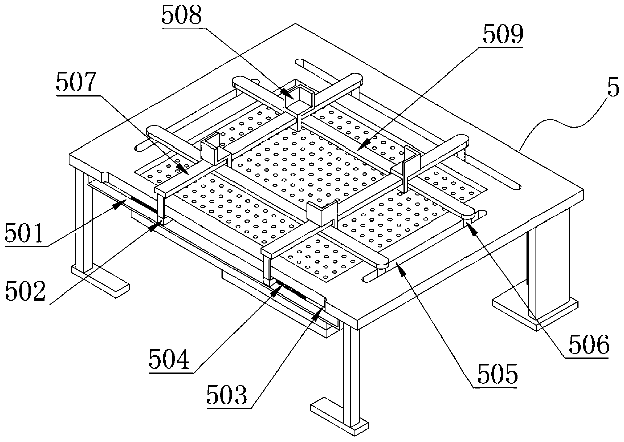 Quickly spliced workbench for civil air defense door frame