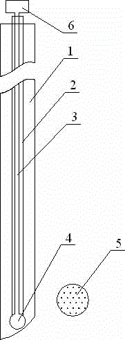 Magnetic peritoneal drainage tube device