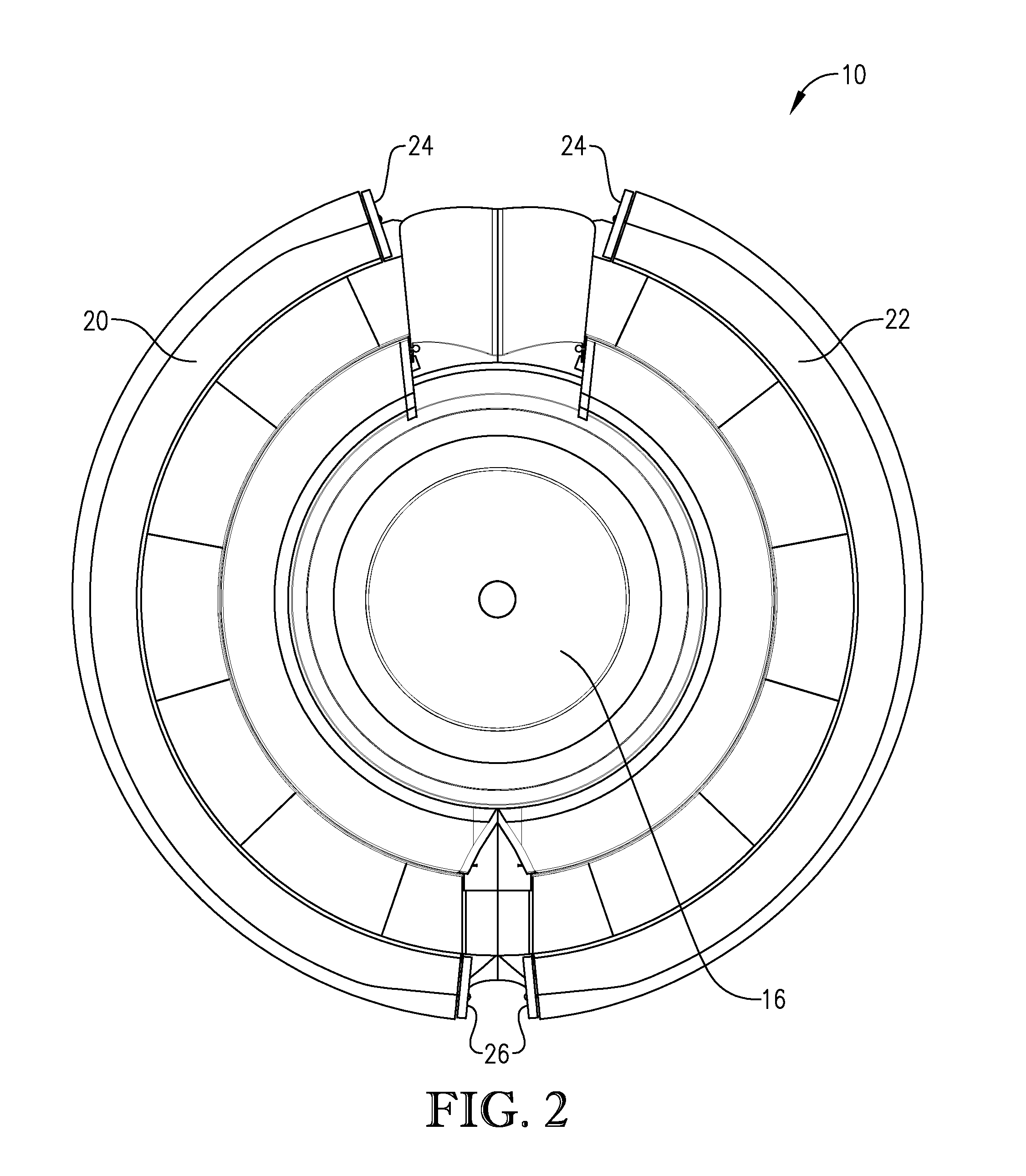 Variable fan duct nozzle