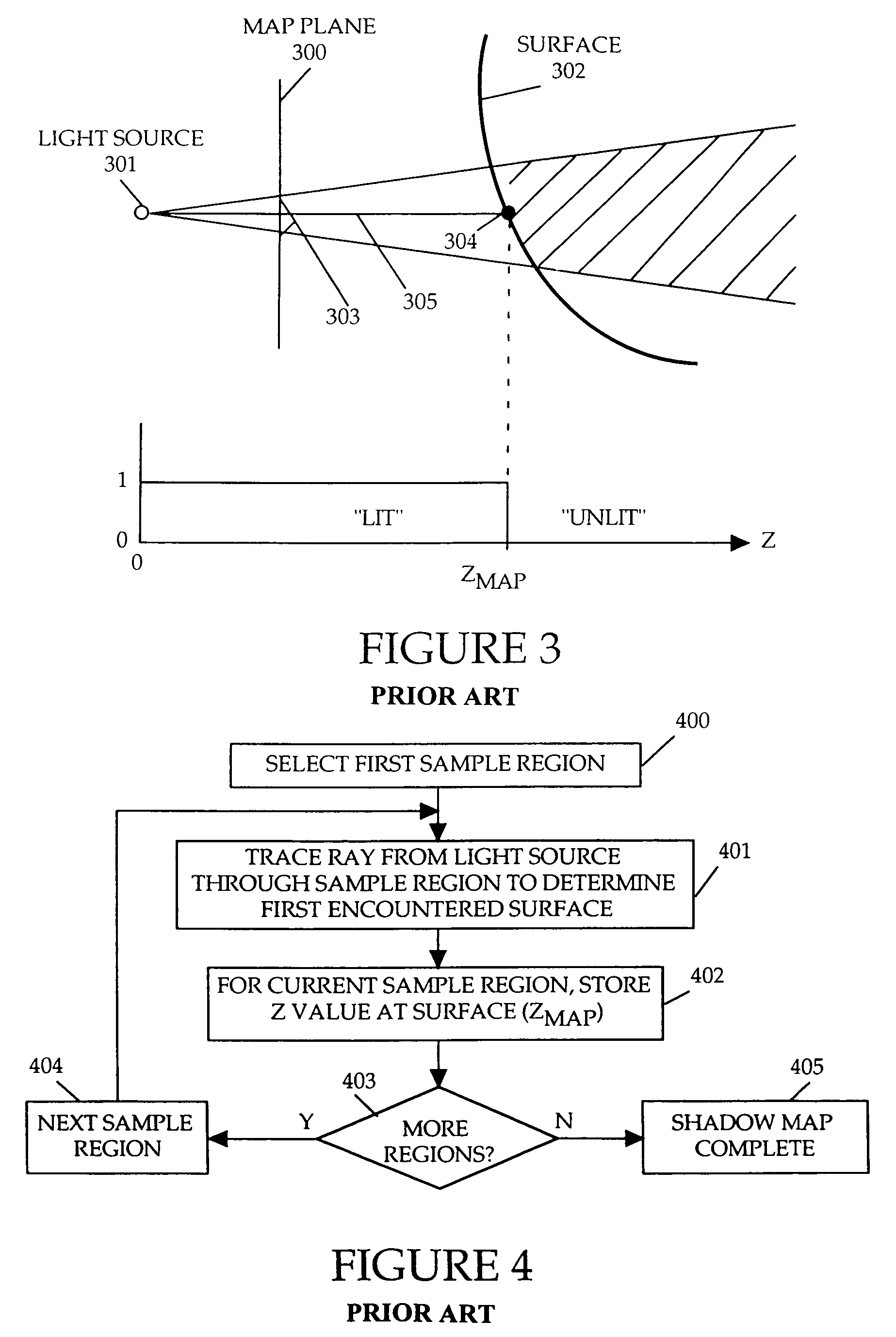 Method and apparatus for rendering shadows