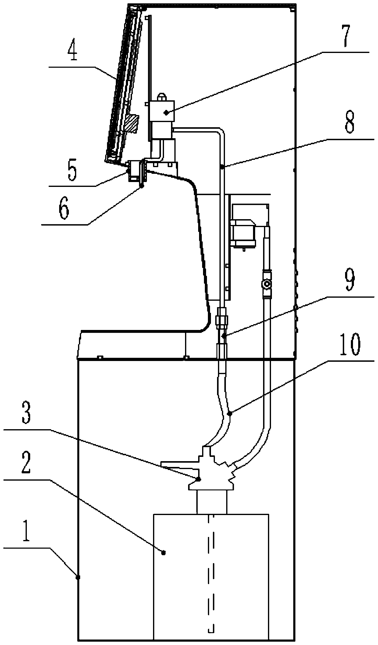 Intelligent self-service retail method for liquid products based on intelligent Internet of Things