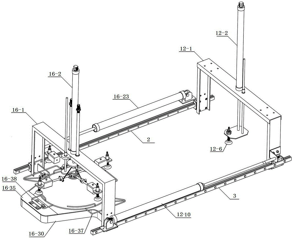 A kind of taking and feeding sheet and smoothing device of automatic sheet laying machine for bulletproof helmet