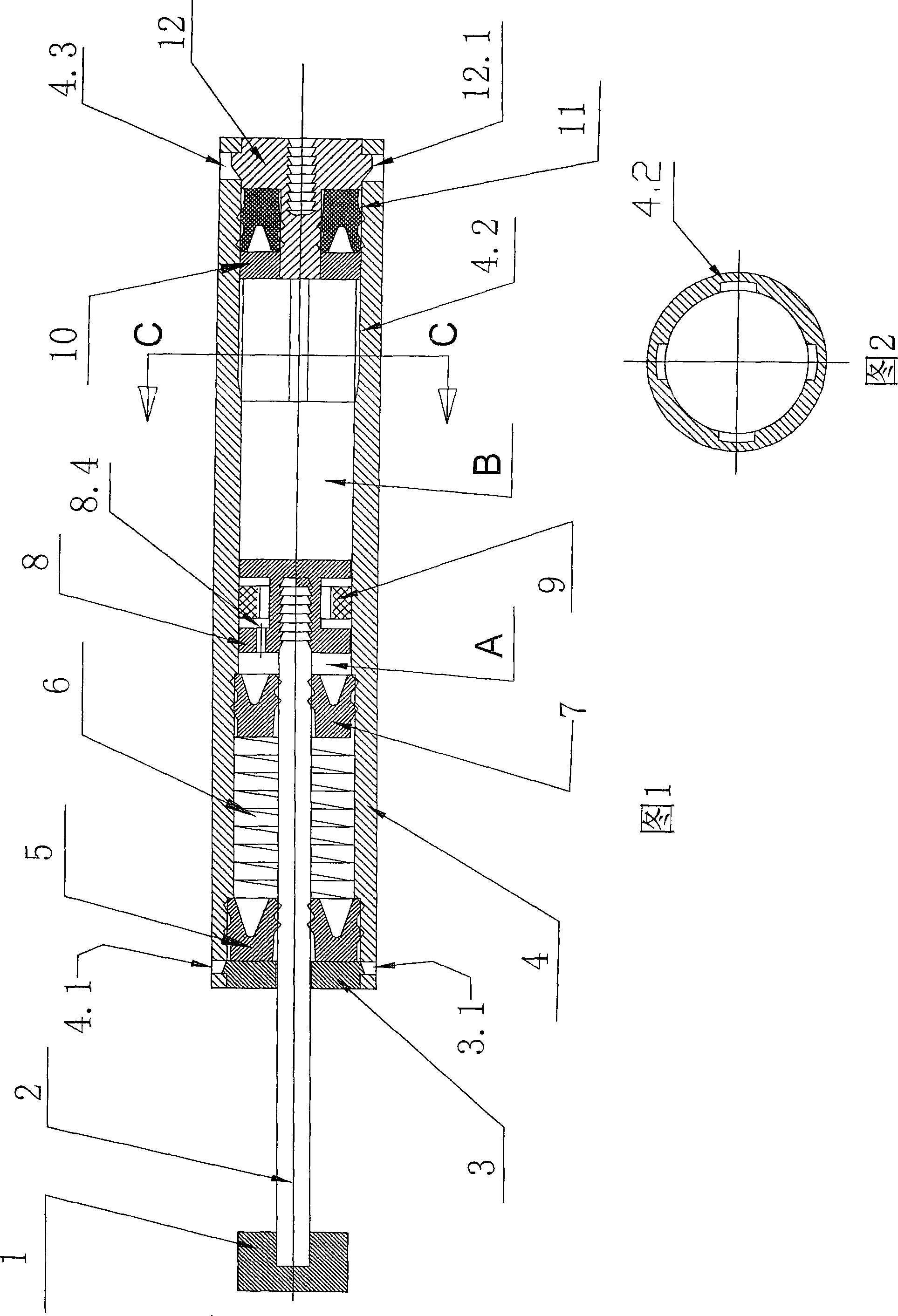 Hydraulic damper with excellent leak tightness