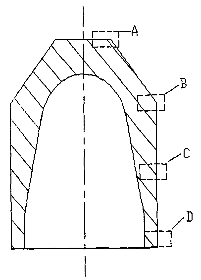 Oil field perforating bullet body powder metallurgy material and perforating bullet body manufacturing method