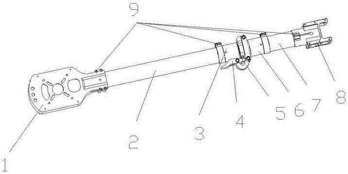 Multi-purpose multi-rotor foldable arm of agricultural unmanned aerial vehicle